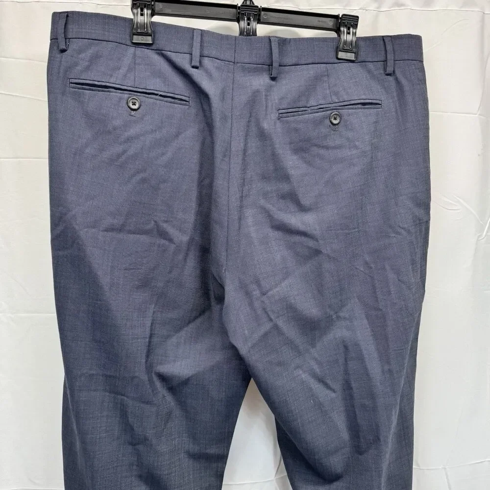 Banana Republic Dress Pants 38x32 Tailored Slim Wool Navy Blue Lined Office